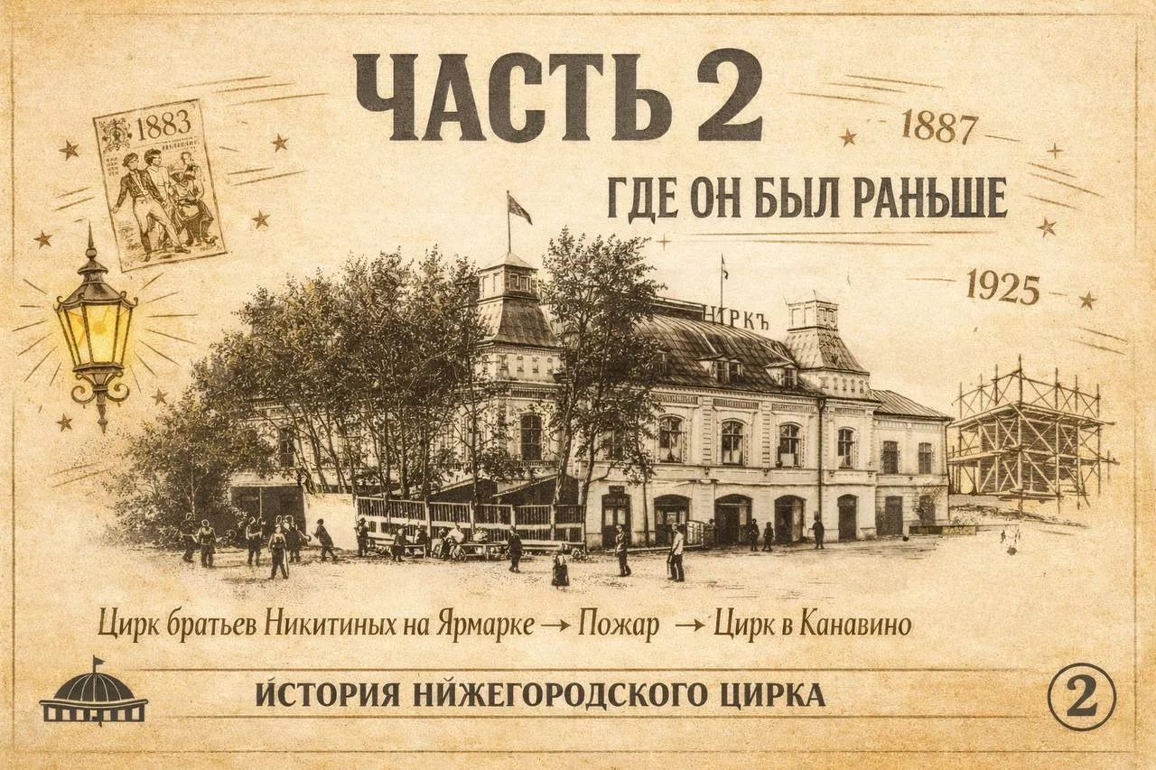 🎪 ИСТОРИЯ НИЖЕГОРОДСКОГО ЦИРКА.