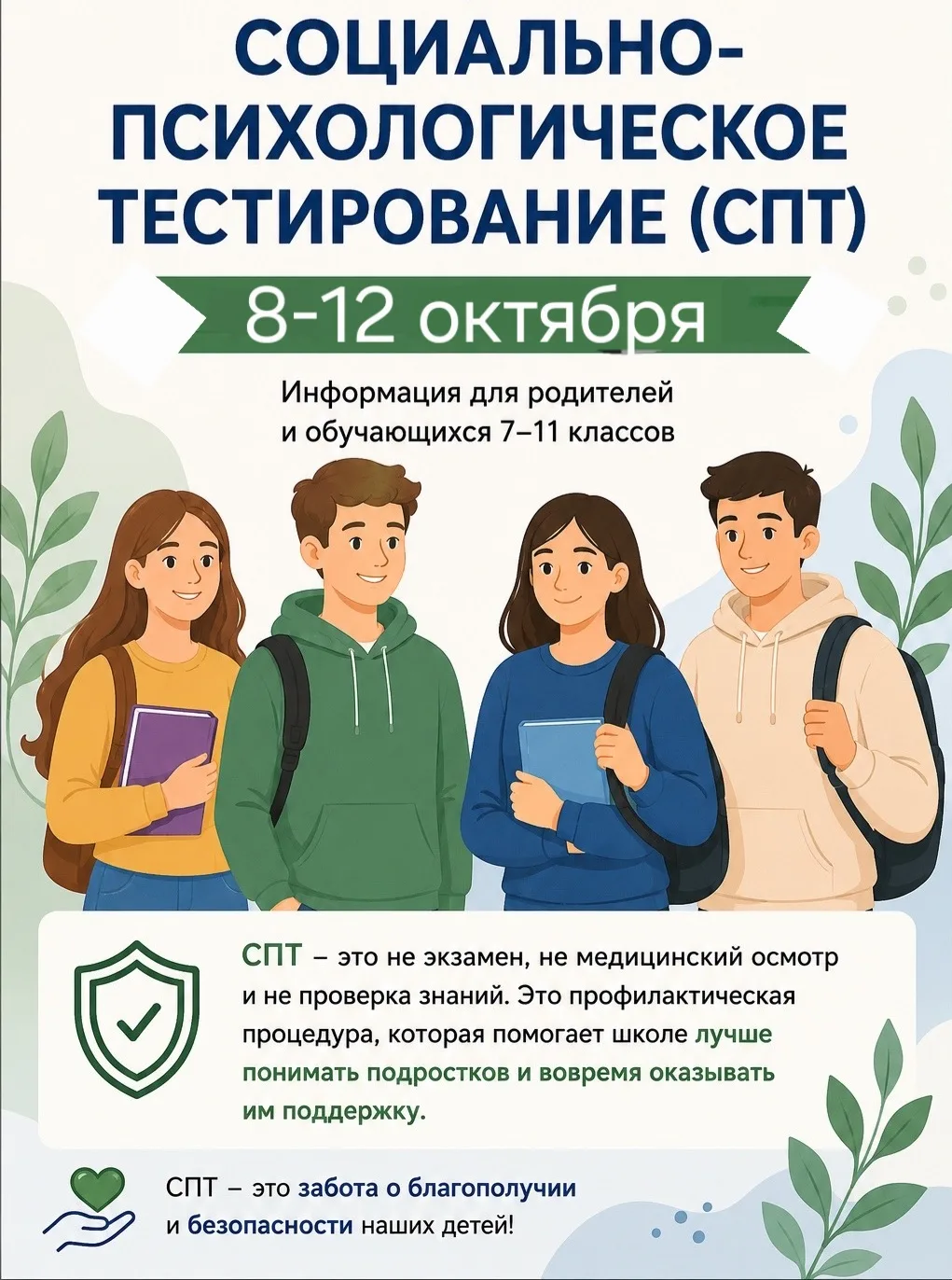 СОЦИАЛЬНО ПСИХОЛОГИЧЕСКОЕ ТЕСТИРОВАНИЕ в 2026-2027 учебном году: ЧТО НУЖНО ЗНАТЬ РОДИТЕ...
