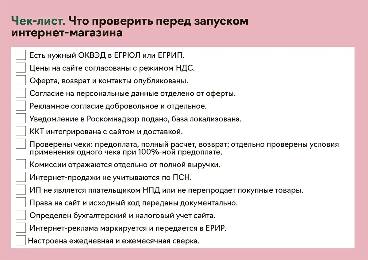 ⚡️Как отражать продажи интернет-магазина в бухучете