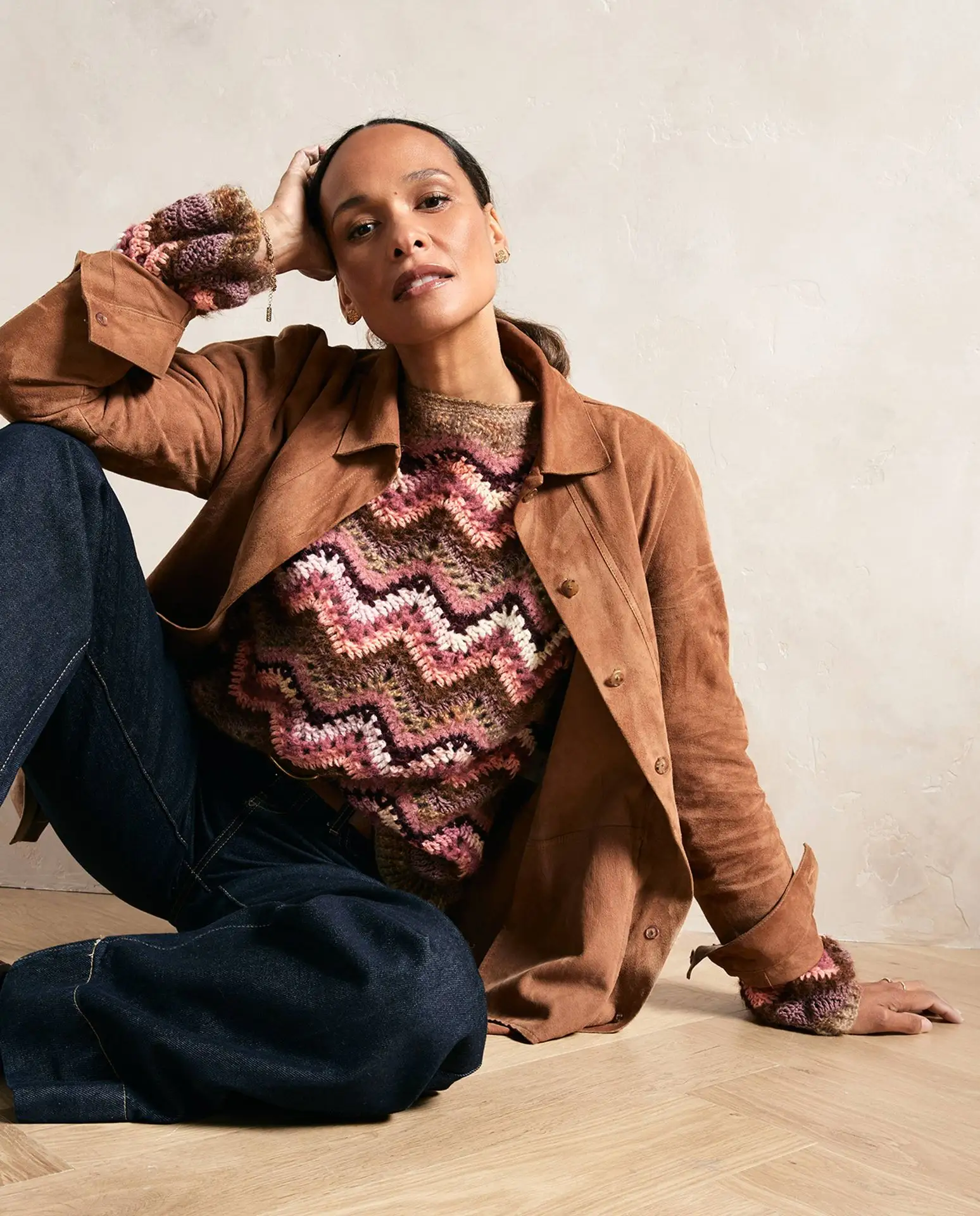 Women's Sweater Model Anna Phildar