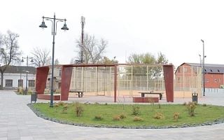 Рязанская область: парк в Скопине достроят к концу осени
