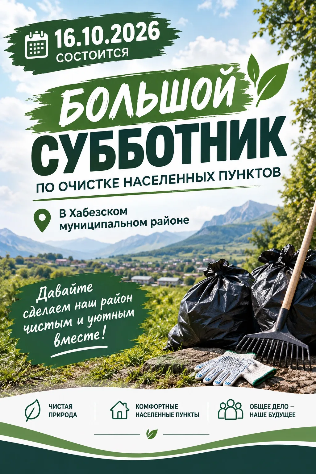 Чистый район — наше общее дело!