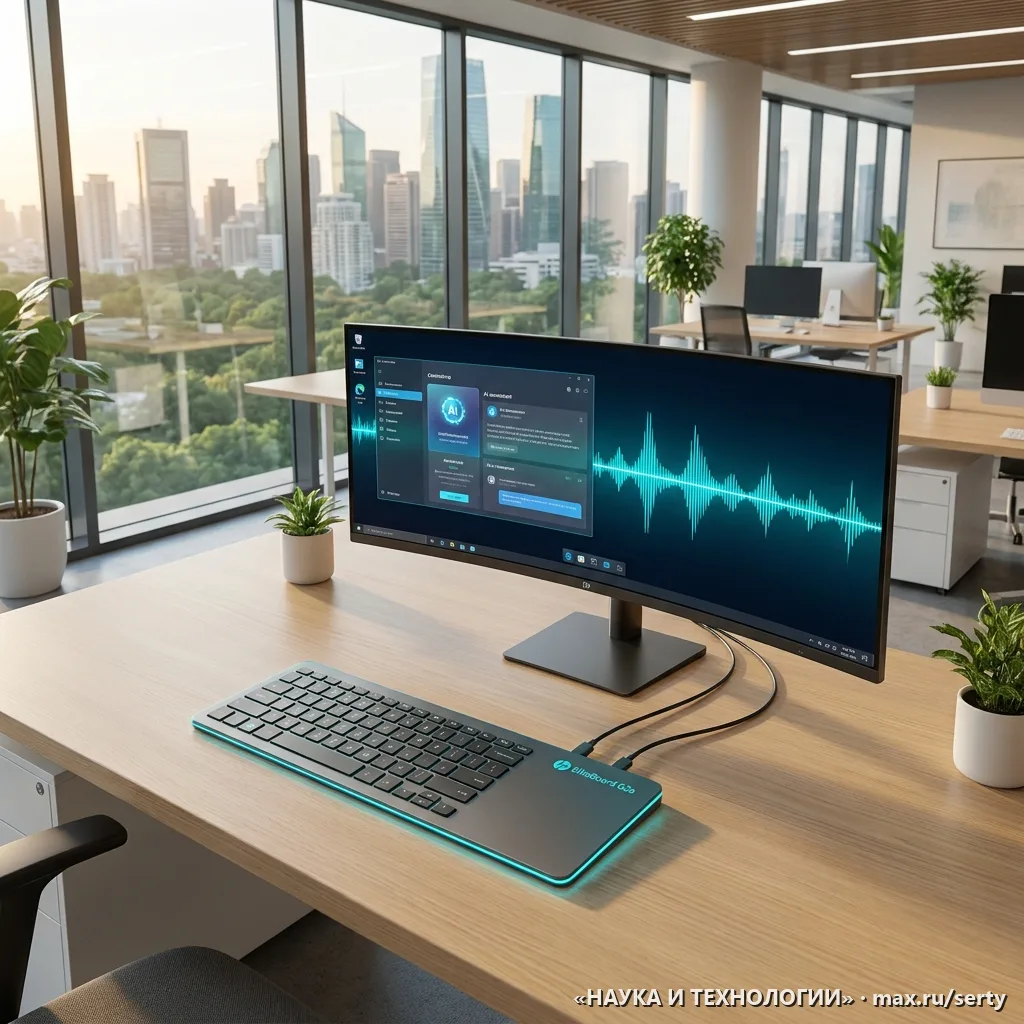 ⌨️ HP выпустила клавиатуру-компьютер второго поколения на AMD Ryzen AI Pro 400