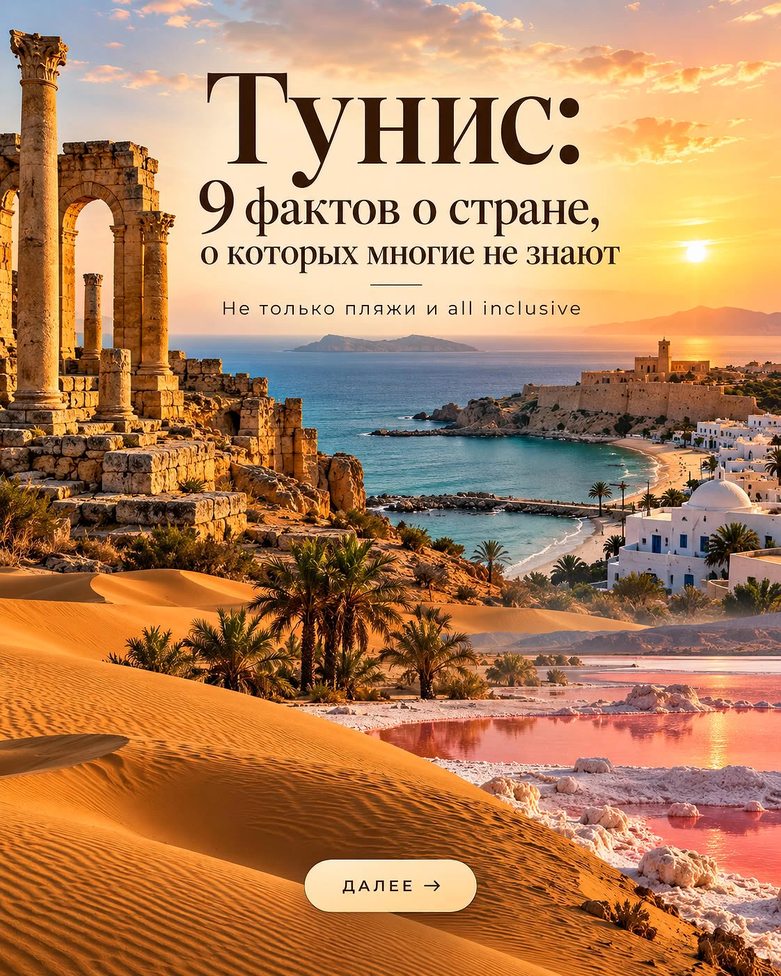 9 неочевидных фактов о Тунисе, меняющих взгляд на страну