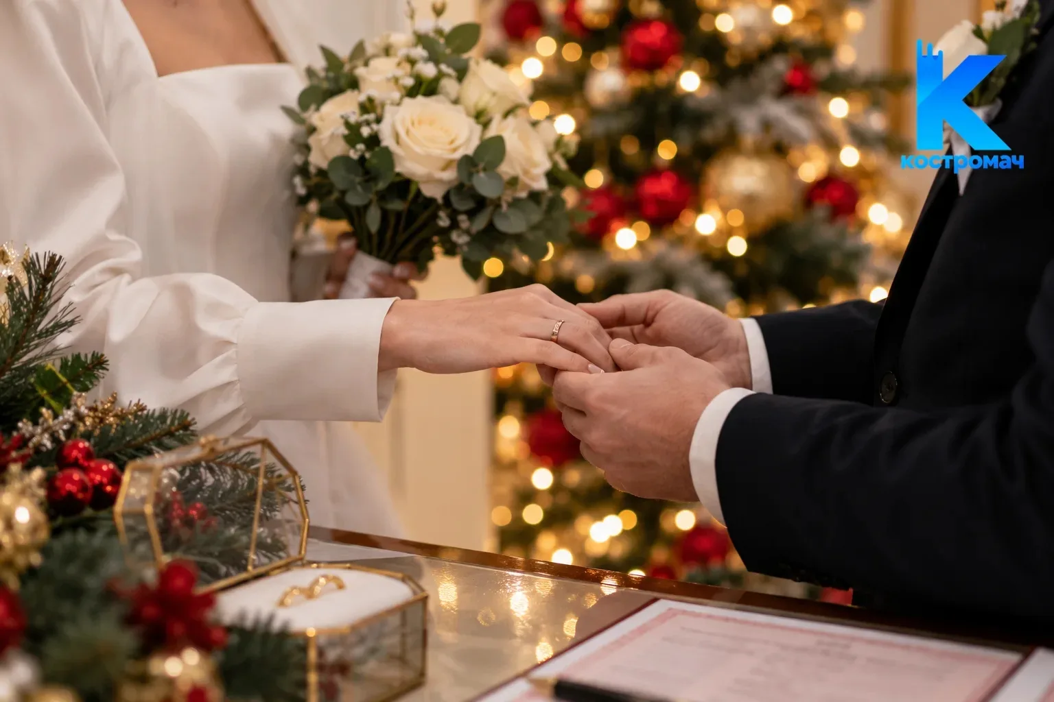 🎄 В Костроме будут регистрировать браки 31 декабря.