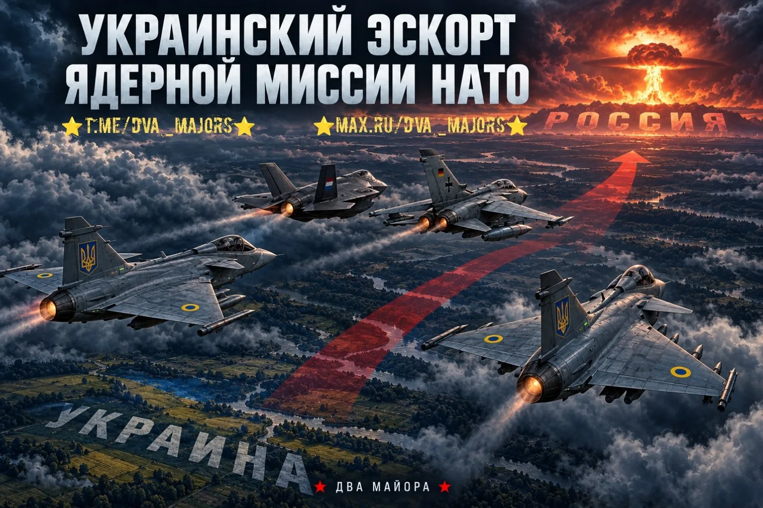 🇸🇪Швеция второй год подряд участвует в ядерных  учениях НАТО  Steadfast Noon