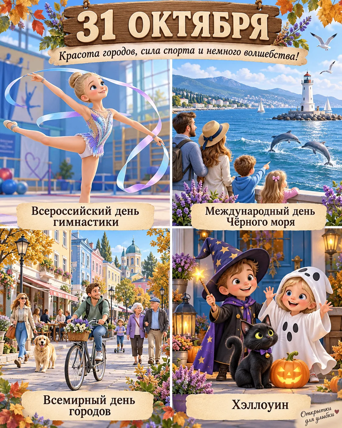 🍁 Пусть последний день октября подарит побольше улыбок, приятных сюрпризов и поводов с...