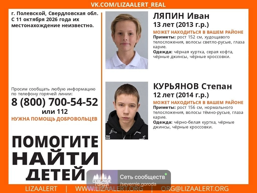 Внимание! Помогите найти детей!