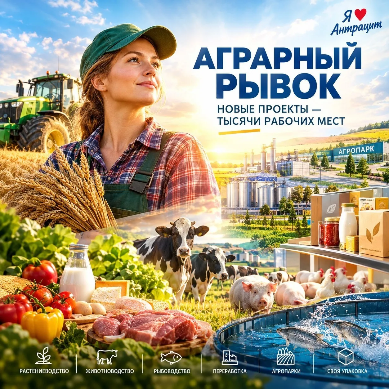 🌾 В ЛНР готовят масштабный рывок в АПК. По данным ЕИПП РФ, новые проекты создадут боле...