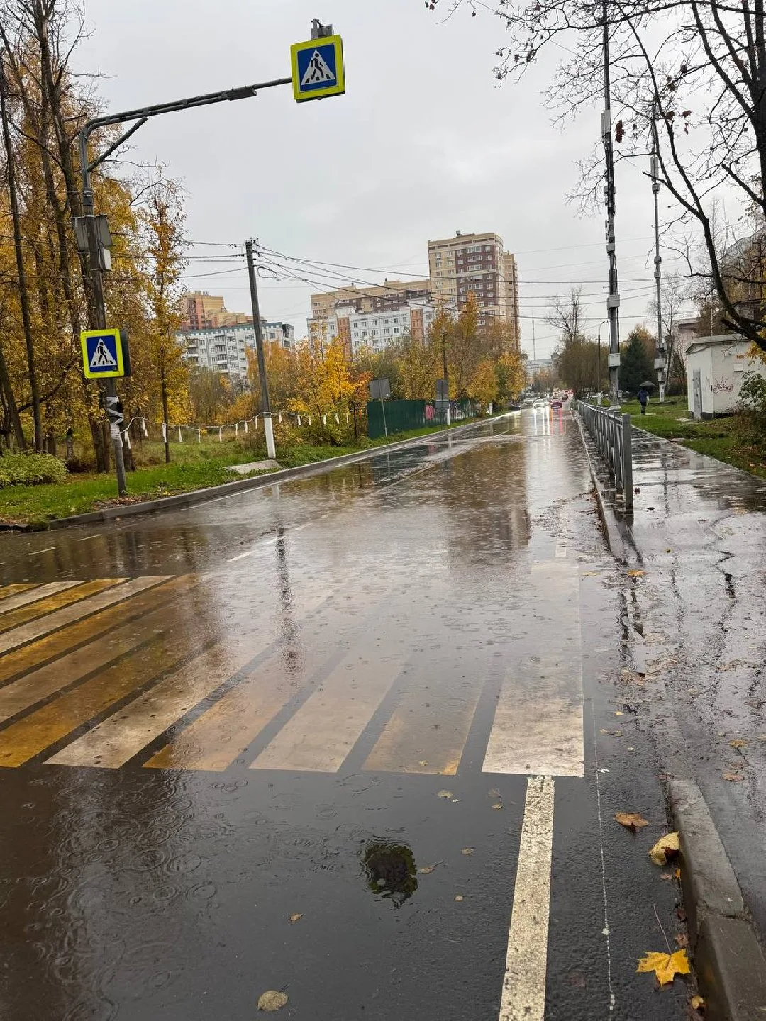 Последствия дождей на ул. Баранова по пути в детский сад «Космонавт». Благоустроили уча...