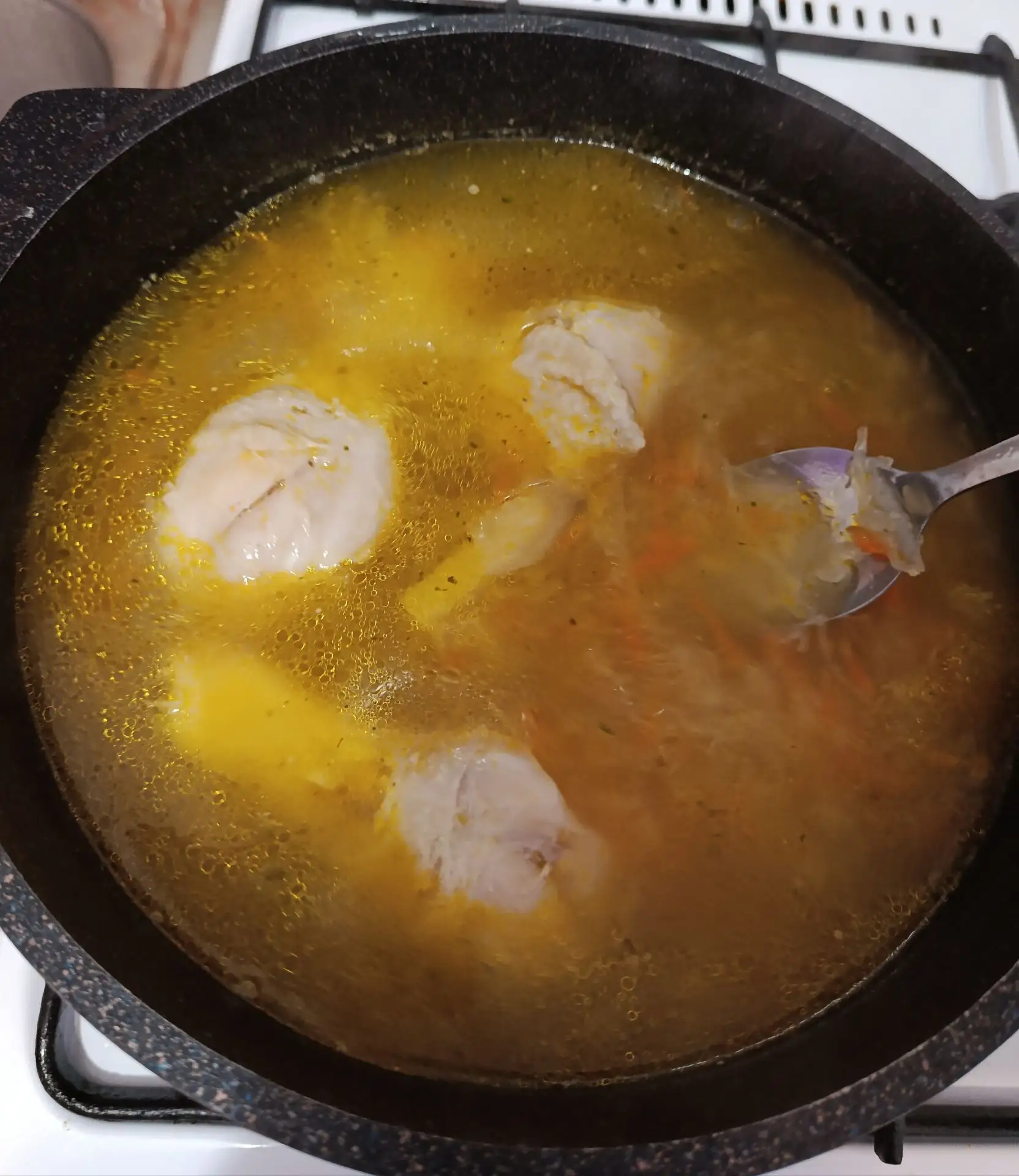 Приготовила вкусненький супчик щи..☺️😋