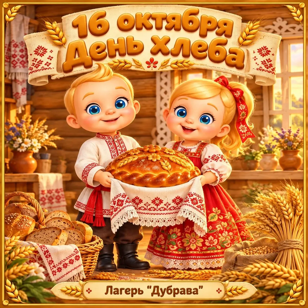 🍞 16 октября — День хлеба! 🌾