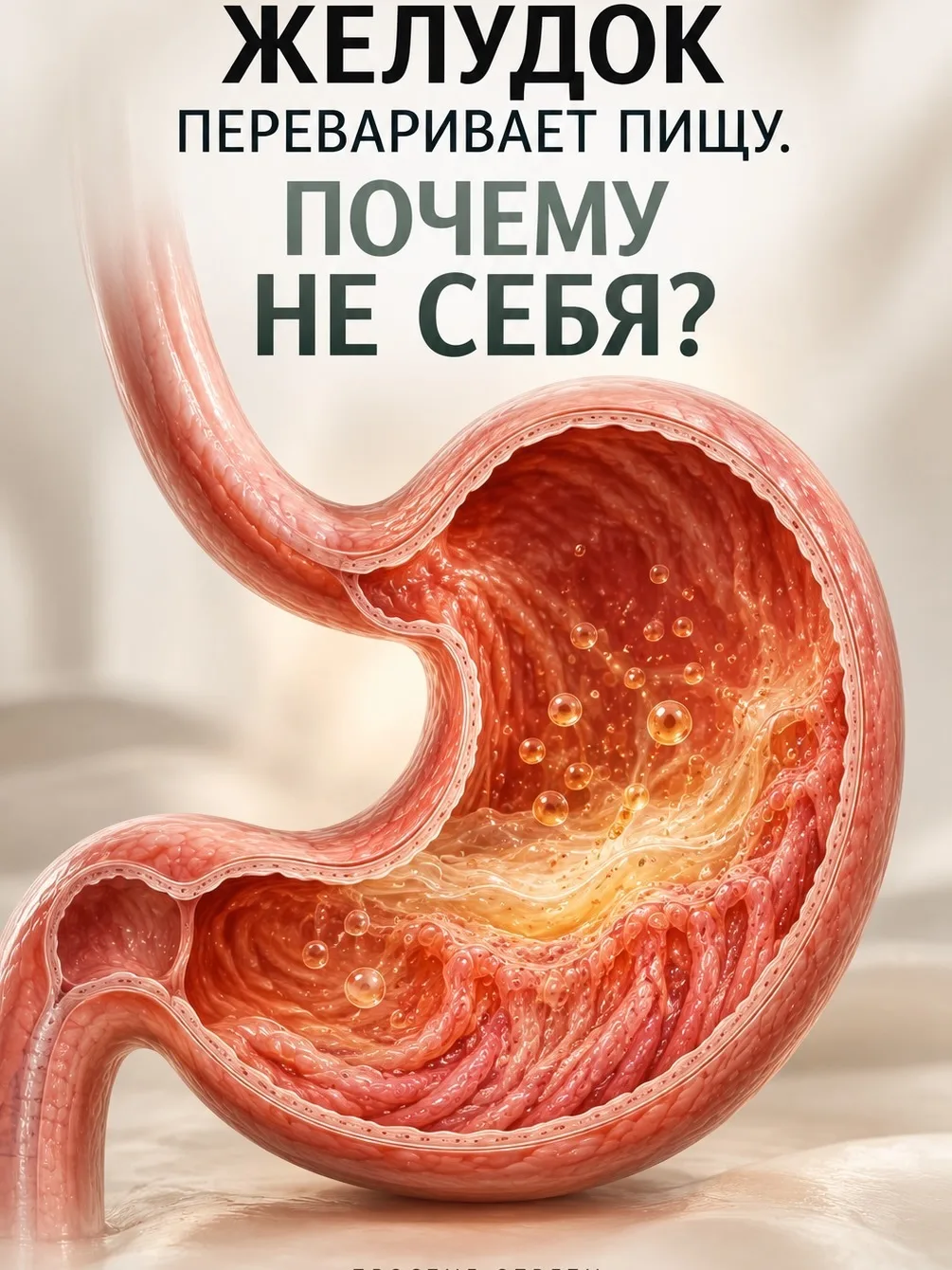 ΠОЧΕΜУ ЖΕЛУДОΚ ΗΕ ΠΕРΕΒАРИΒАΕТ САΜ СΕБЯ?