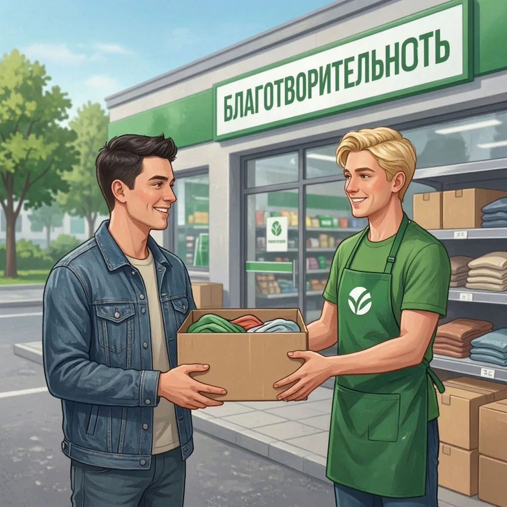 Отдавайте ненужные вещи в благотворительные магазины, а не на свалку.