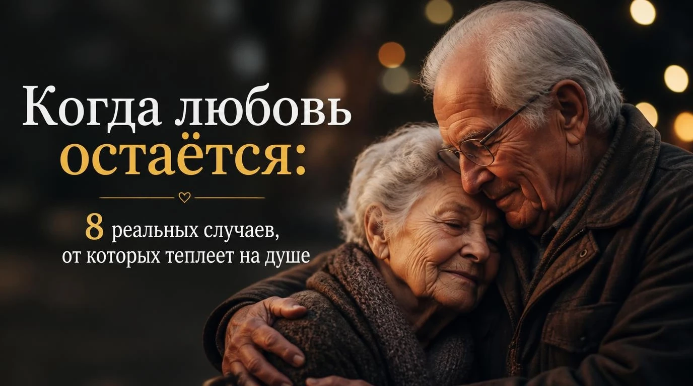 Когда любовь остаётся: 8 реальных случаев, от которых теплеет на душе
