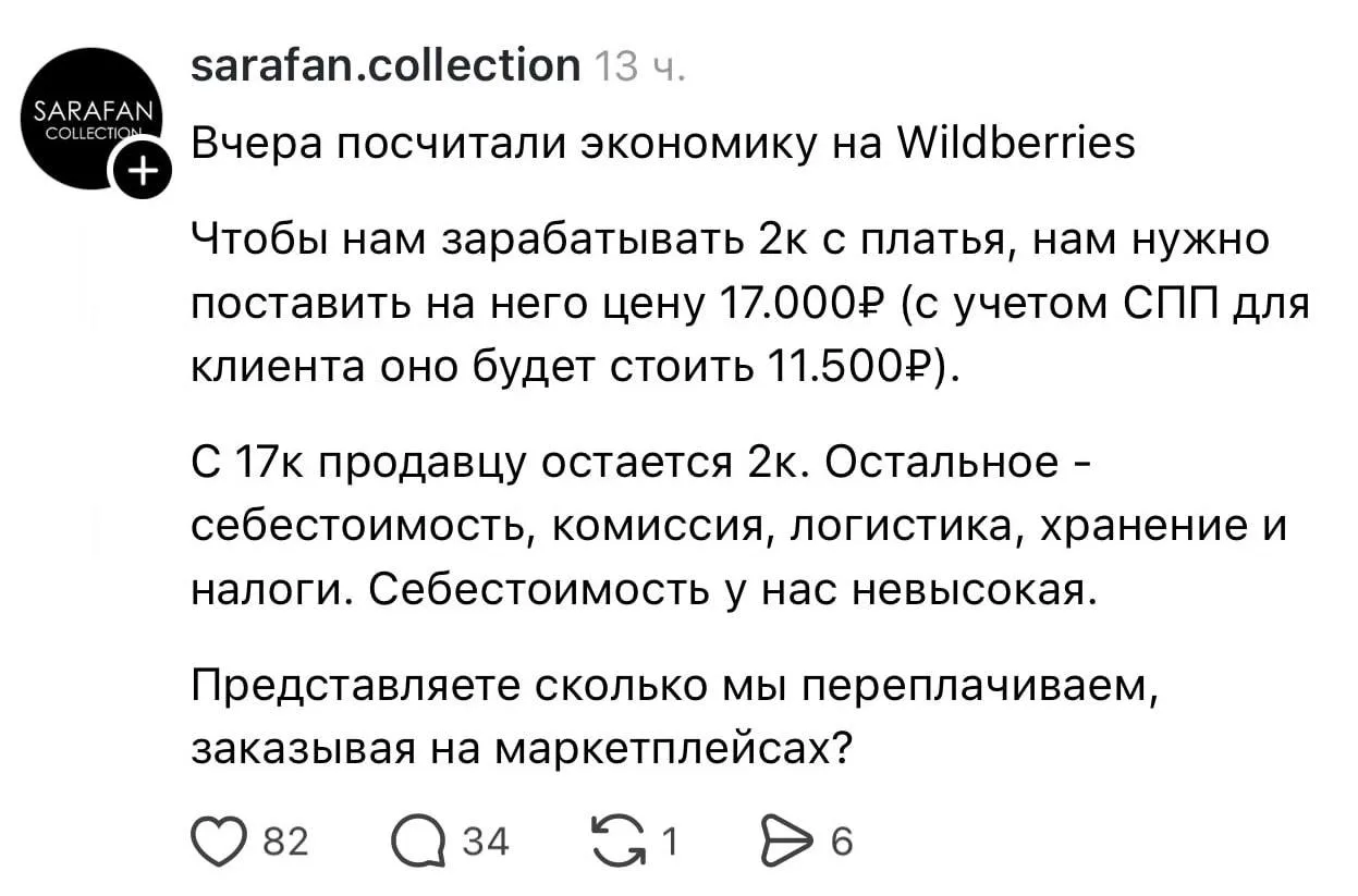 Суровая экономика продаж на маркетплейсах: