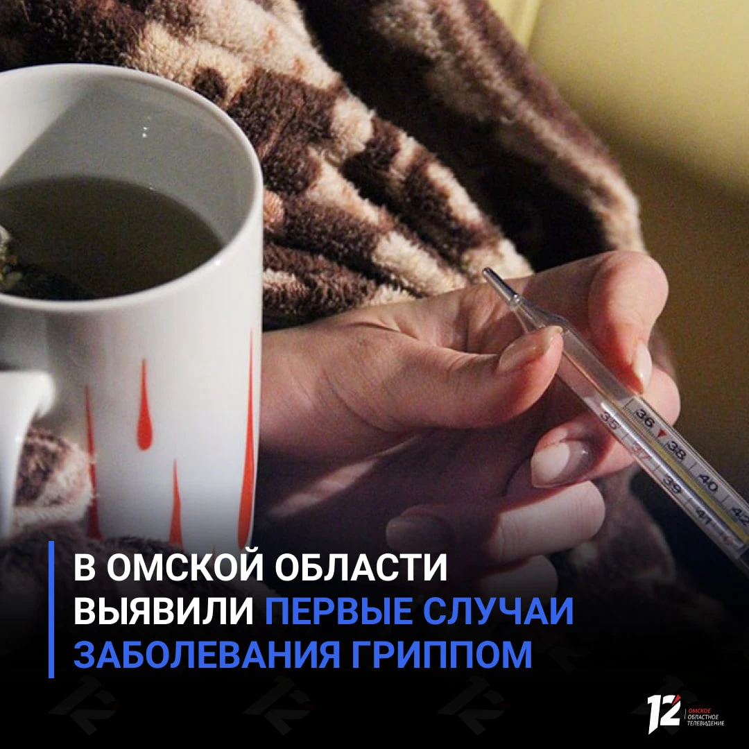 🤒 В Омской области выявили первые случаи заболевания гриппом