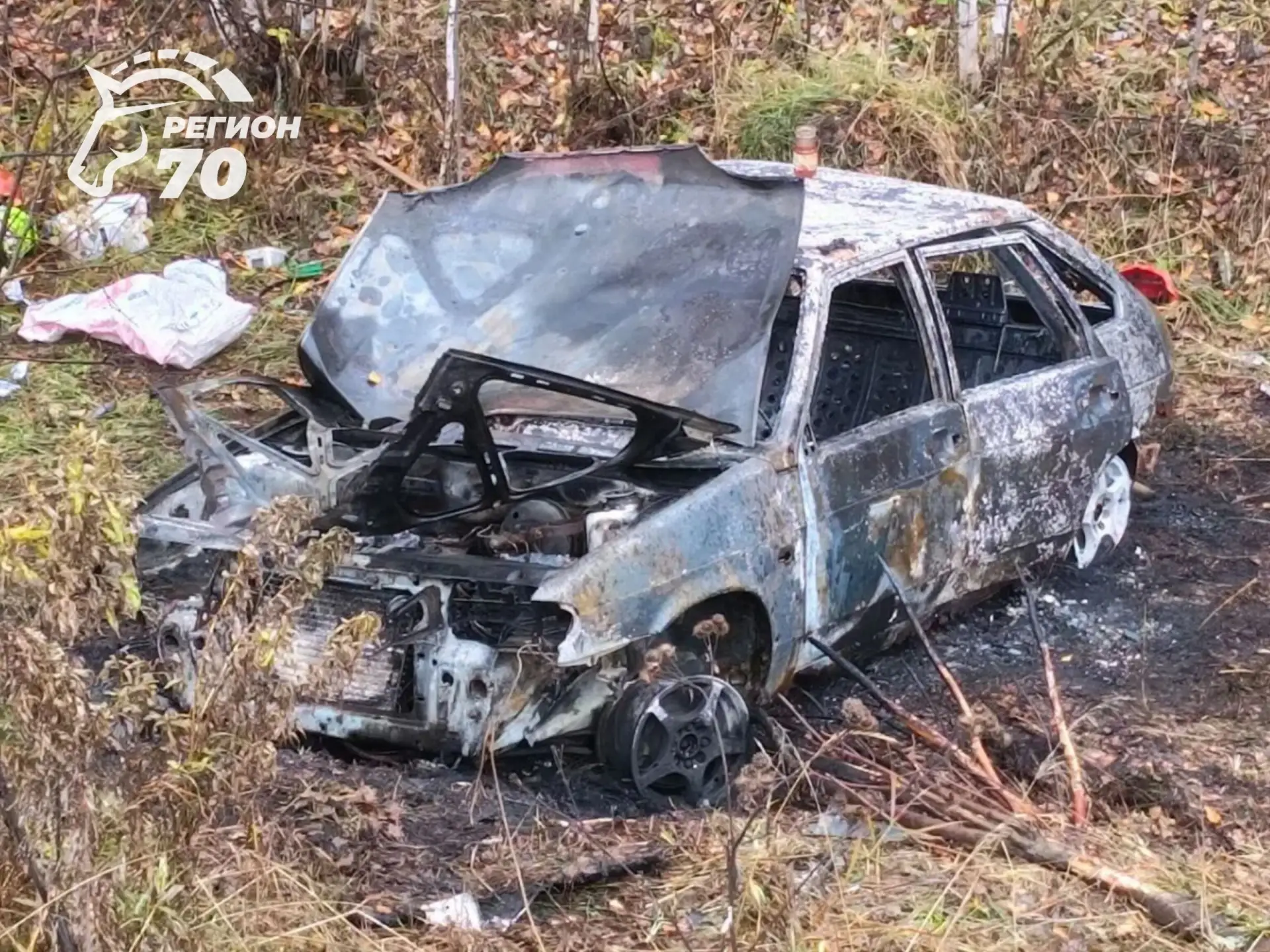🚒 Автомобиль загорелся после ДТП у Воронина