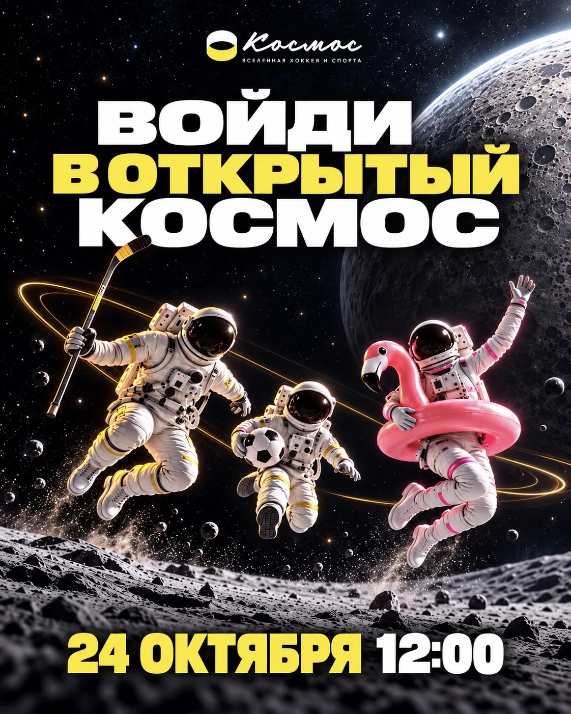 🚀 Объявляется регистрация на рейс в открытый Космос!