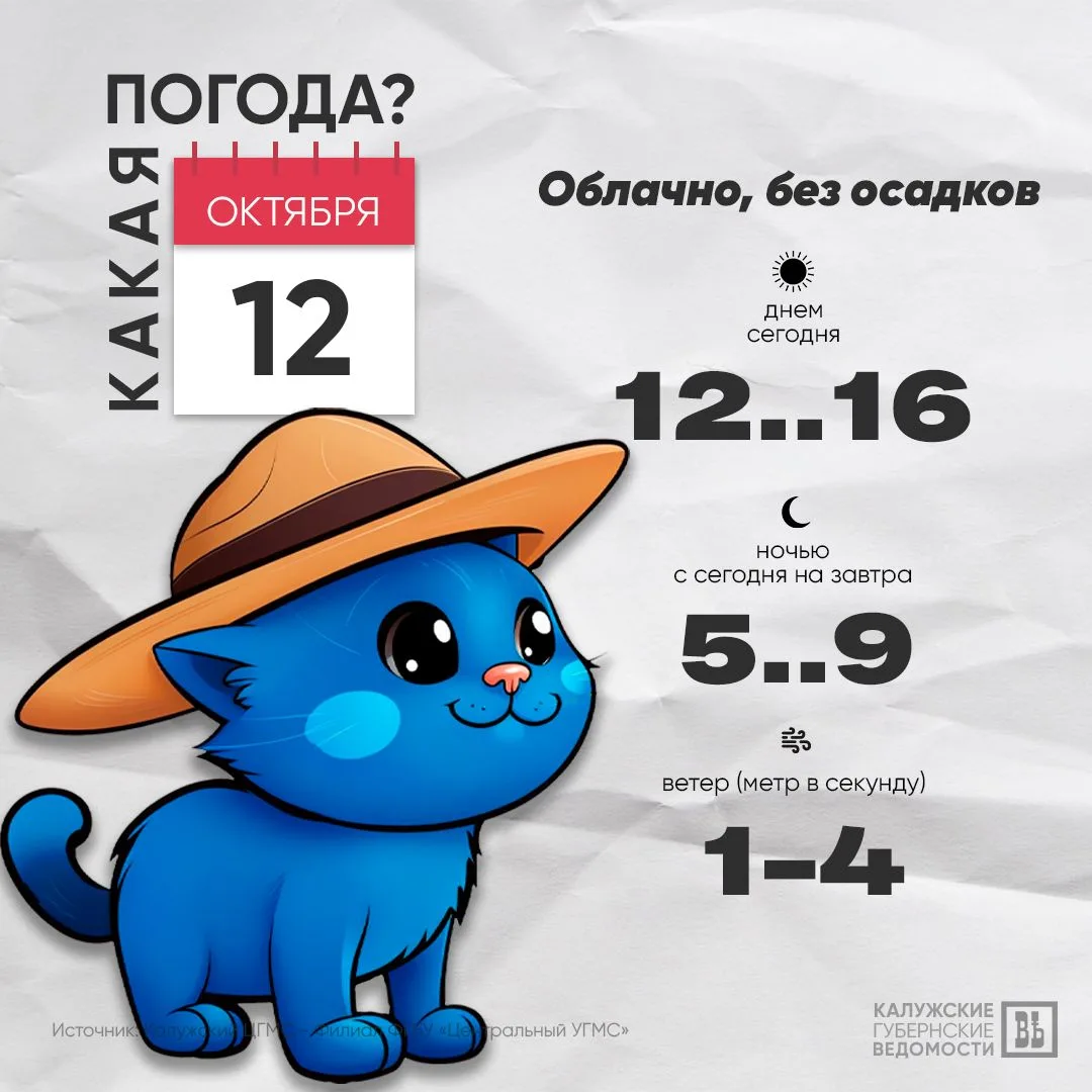 ☀️ Доброе утро, калужане!