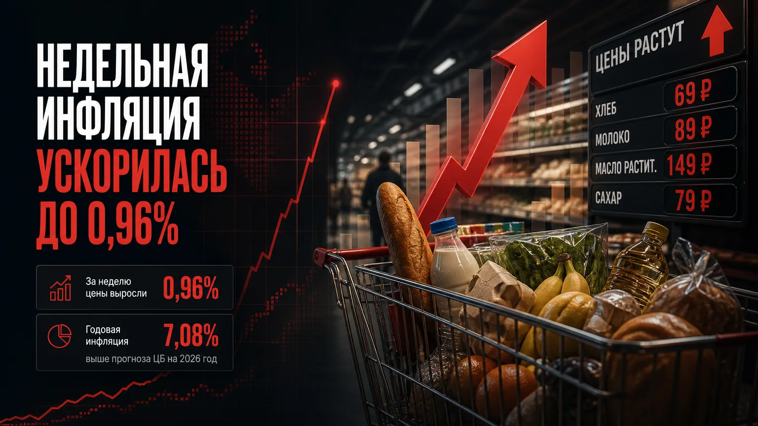 📈 Недельная инфляция ускорилась до 0,96%