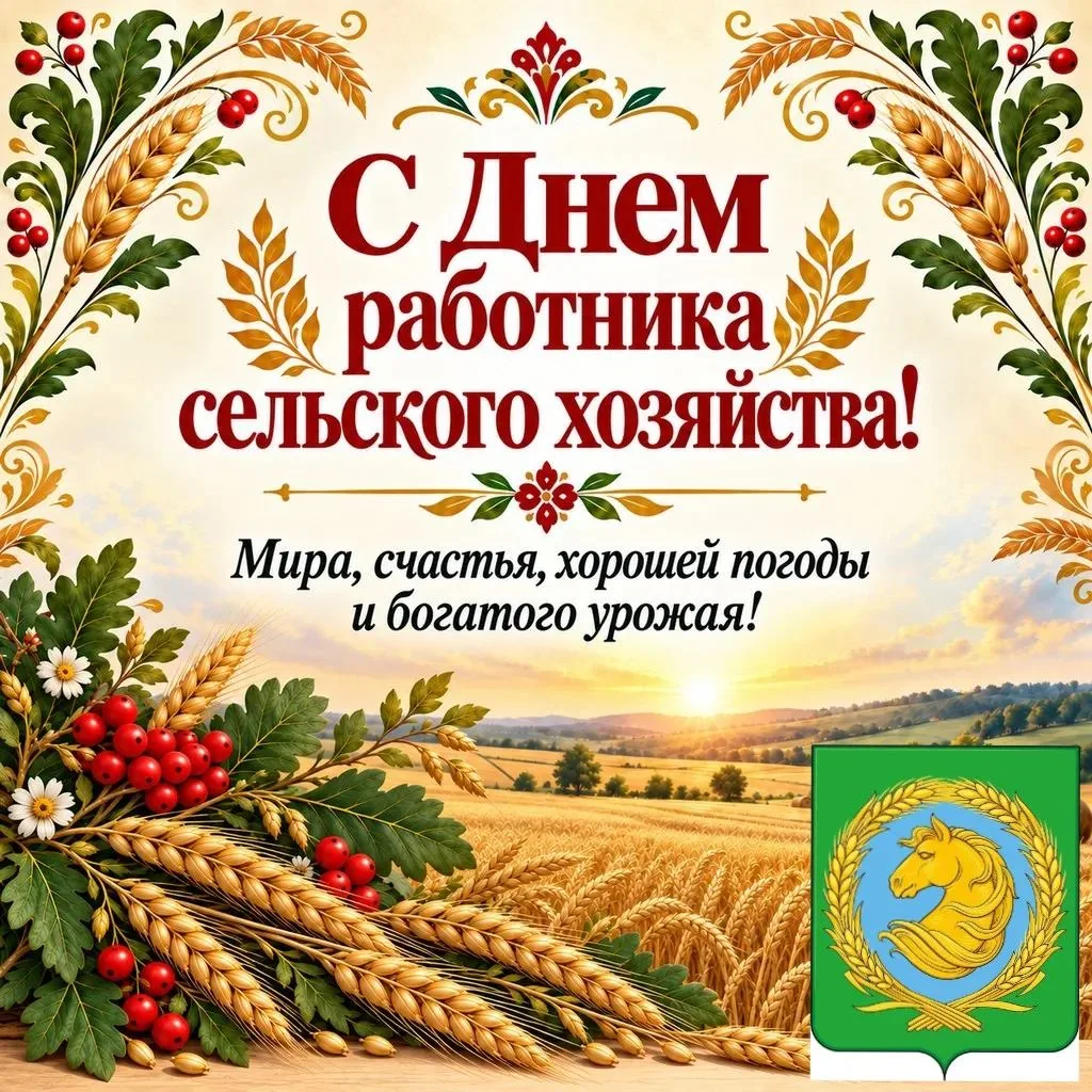 🌾Дорогие работники сельского хозяйства и перерабатывающей промышленности!