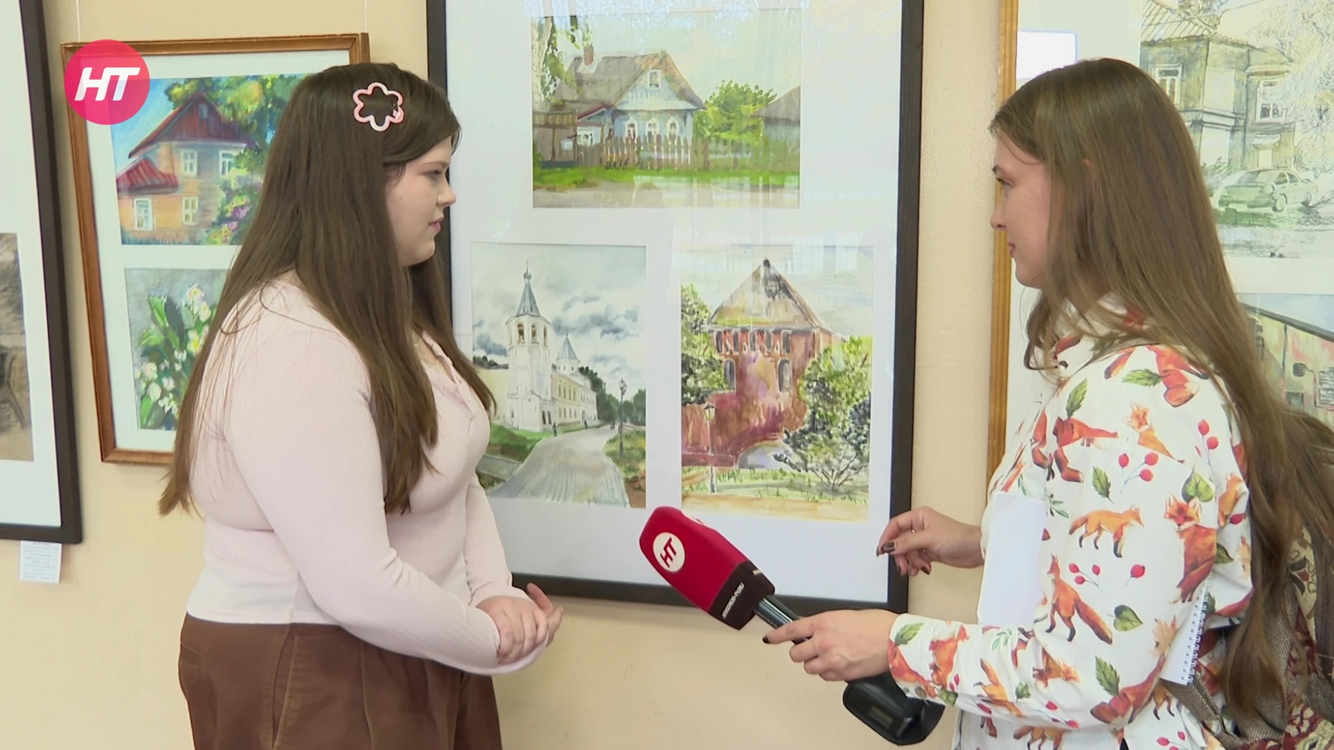 Новгородские студенты-художники подготовили выставку «Под открытым небом»