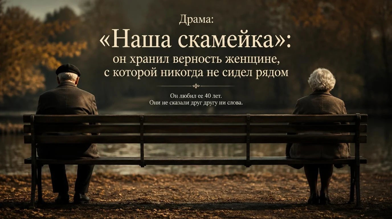 «Наша скамейка»: он хранил верность женщине, с которой никогда не сидел рядом
