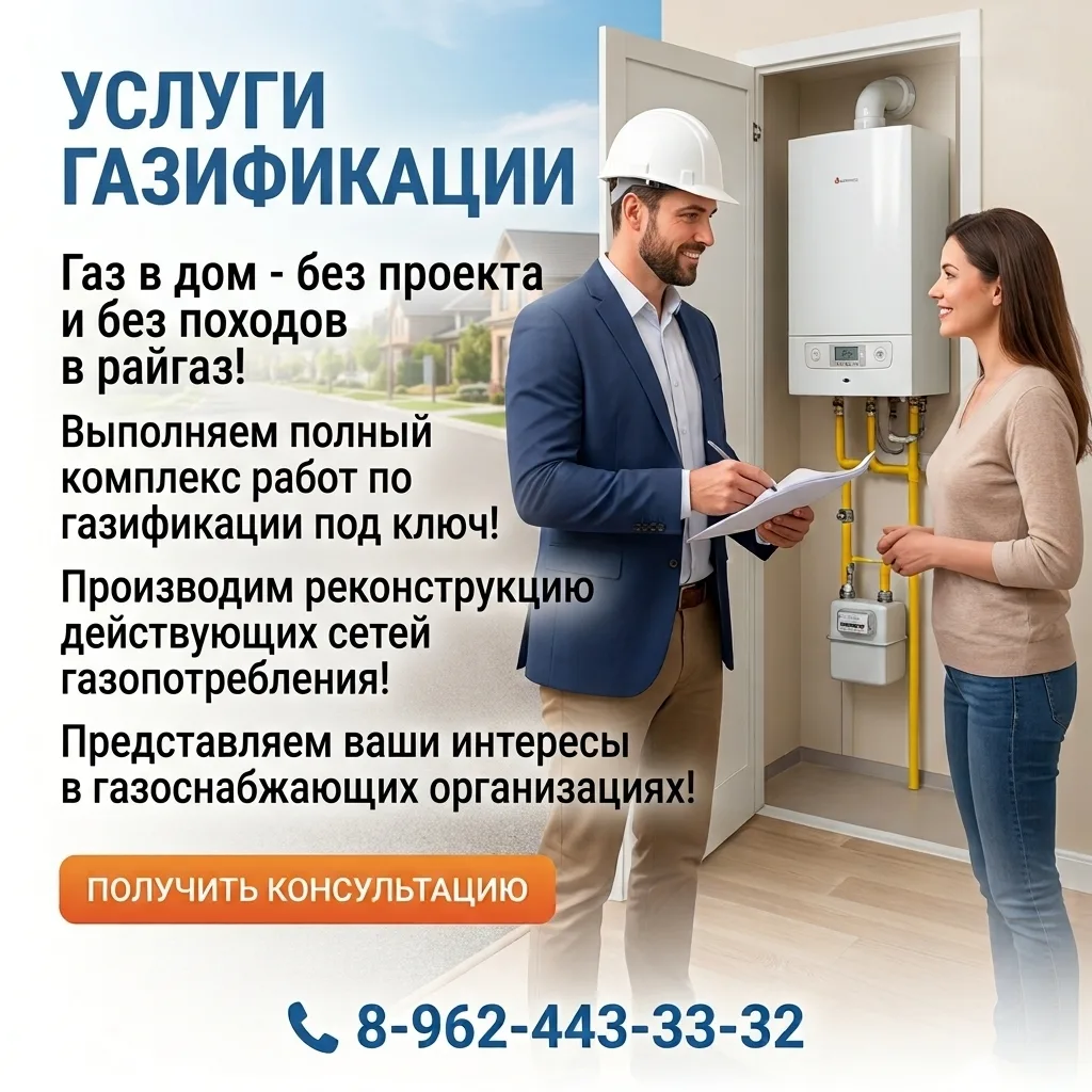 Газ в дом — без проекта и без походов в райгаз! 🔥