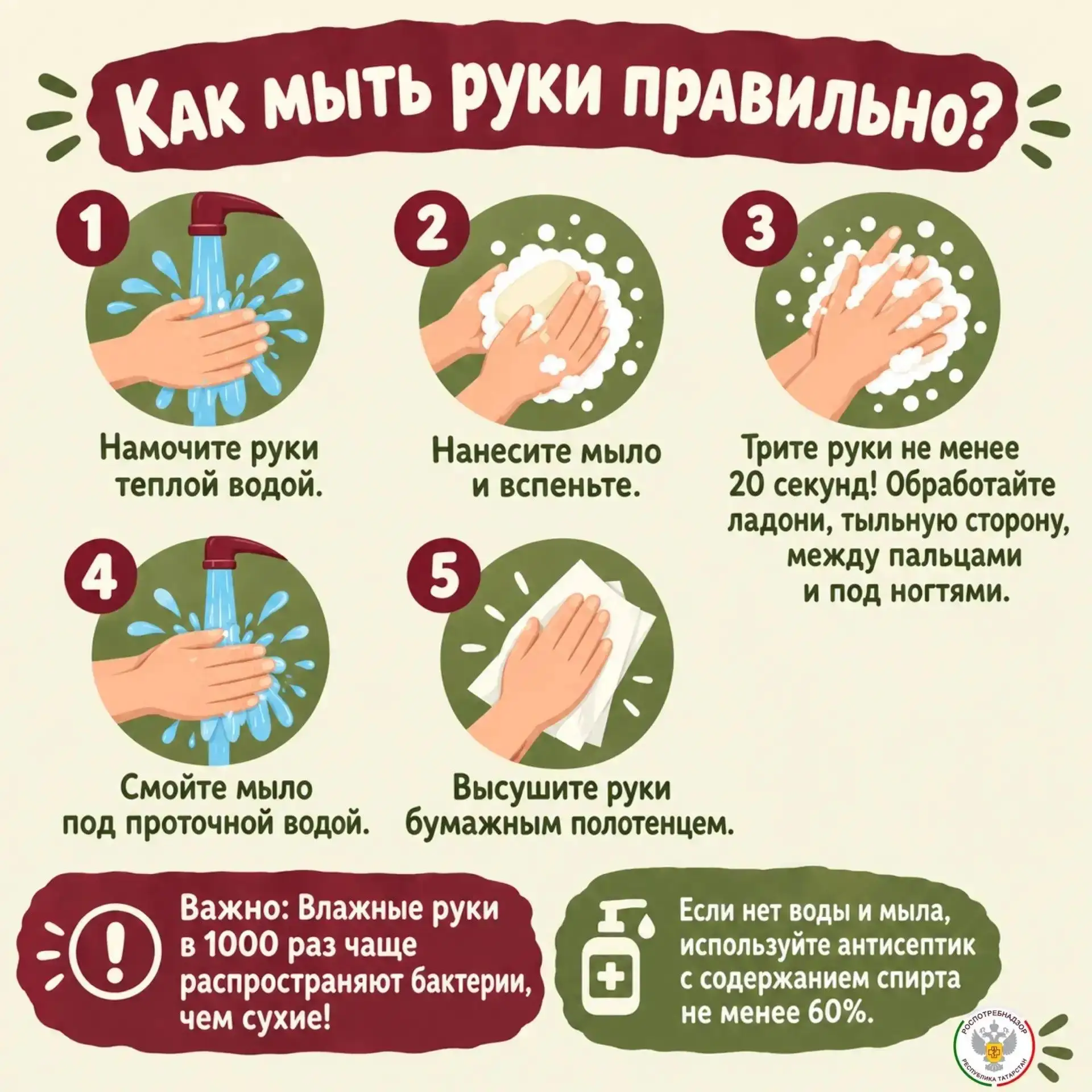 Всемирный день мытья рук: Простые движения, которые спасают миллионы жизней