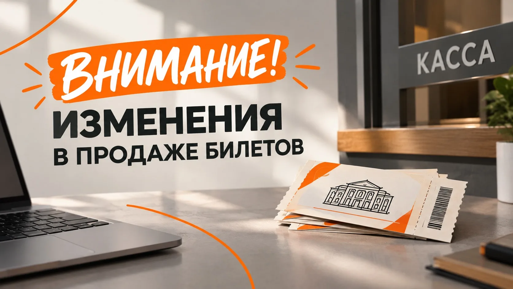 ⚠️ Внимание! Изменения в продаже билетов