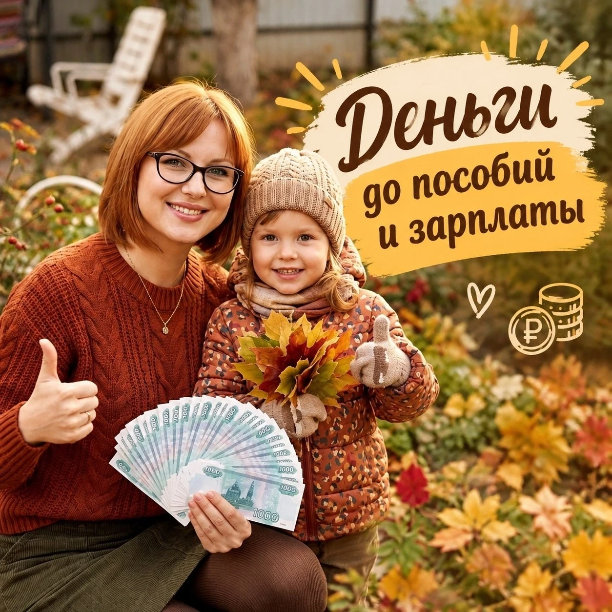 Деньги до пособий без отказа!