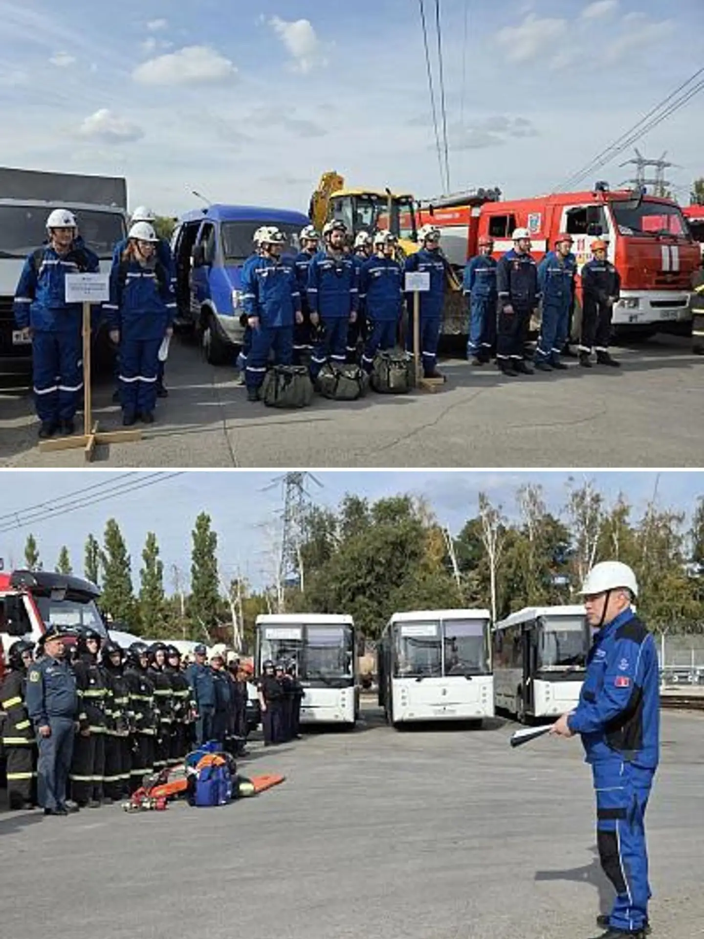 Учения на Волжской ГЭС: отрабатывали действия при пожаре 🔥🚒