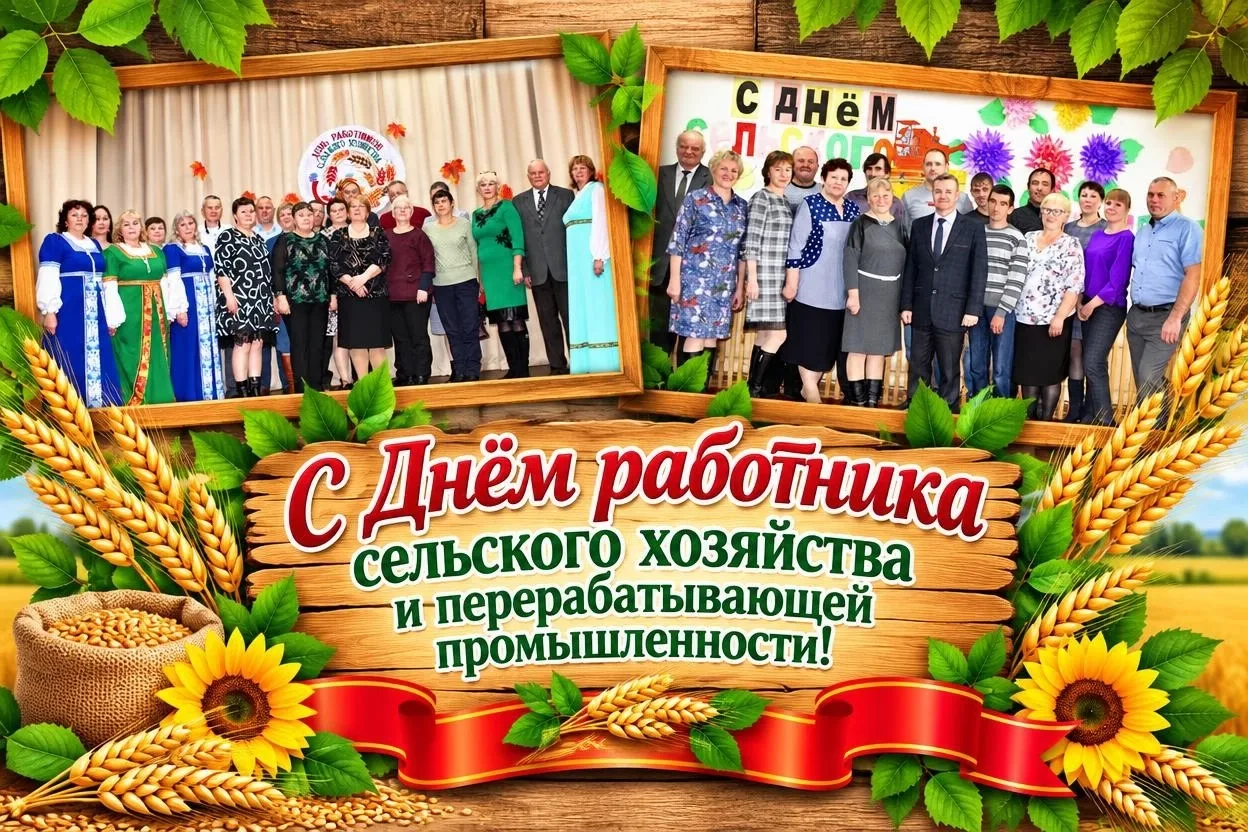 🎉 С Днём работника сельского хозяйства и перерабатывающей промышленности! 🎉