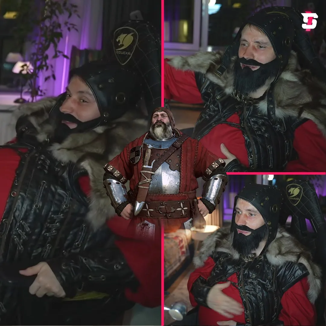 #Follentass проводит стрим в образе Кровавого Барона из игры «Ведьмак 3: Дикая Охота» 🎭