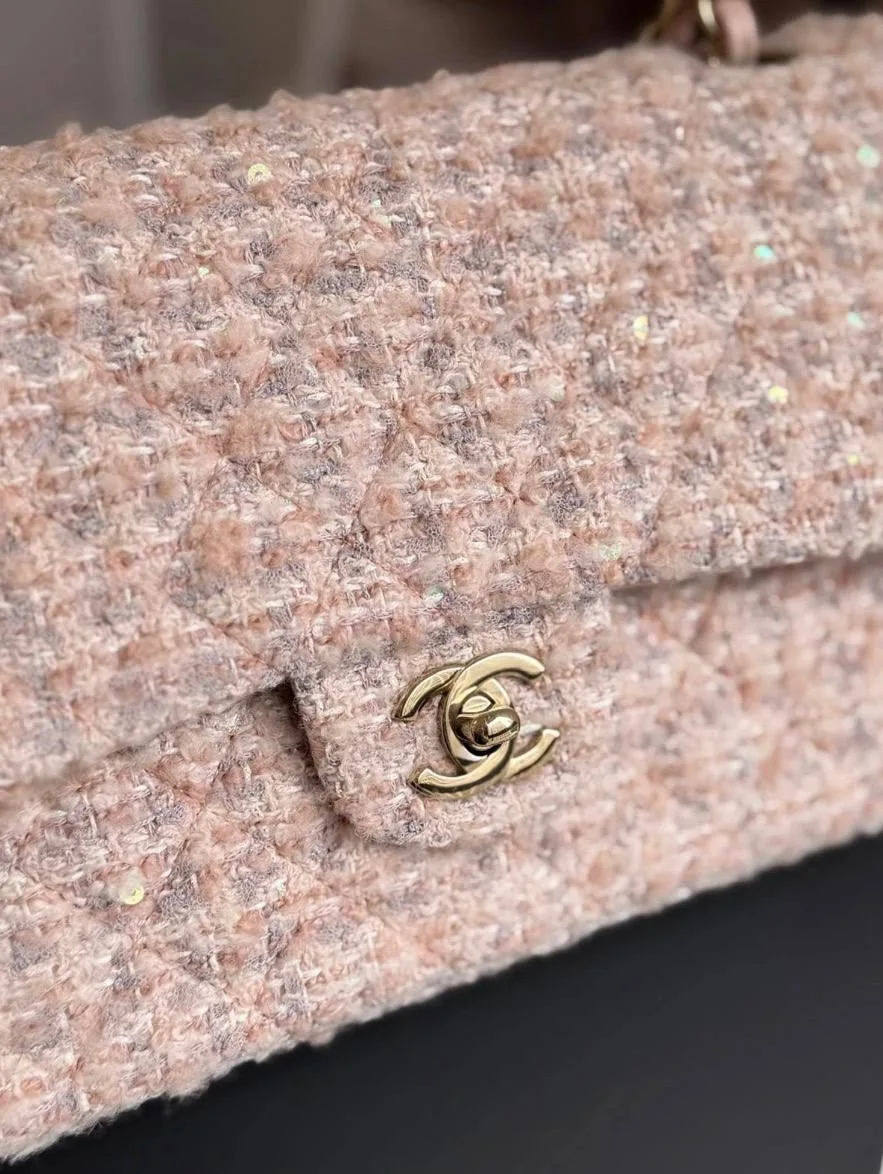 Твидовая сумочка Chanel Classic 🩷