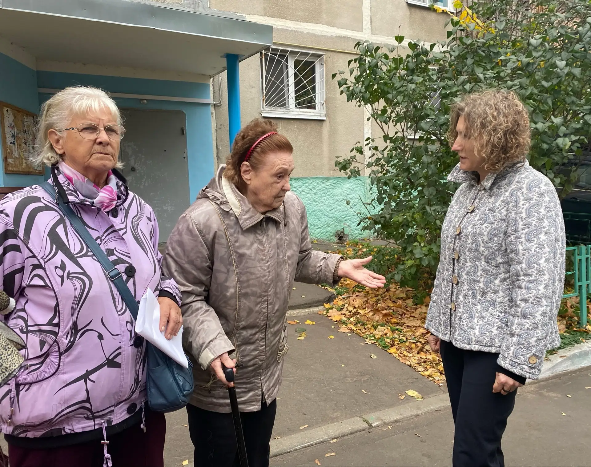 Обход территории и встреча с жителями 👥