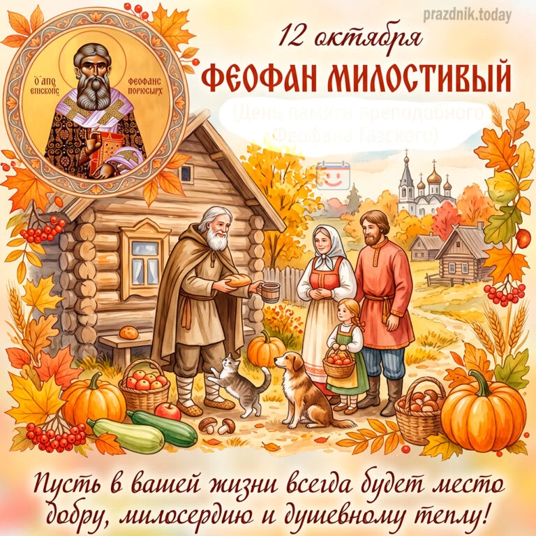 Доброе утро! Если октябрь вдруг станет чуть теплее, раньше говорили: Феофан укрыл землю...