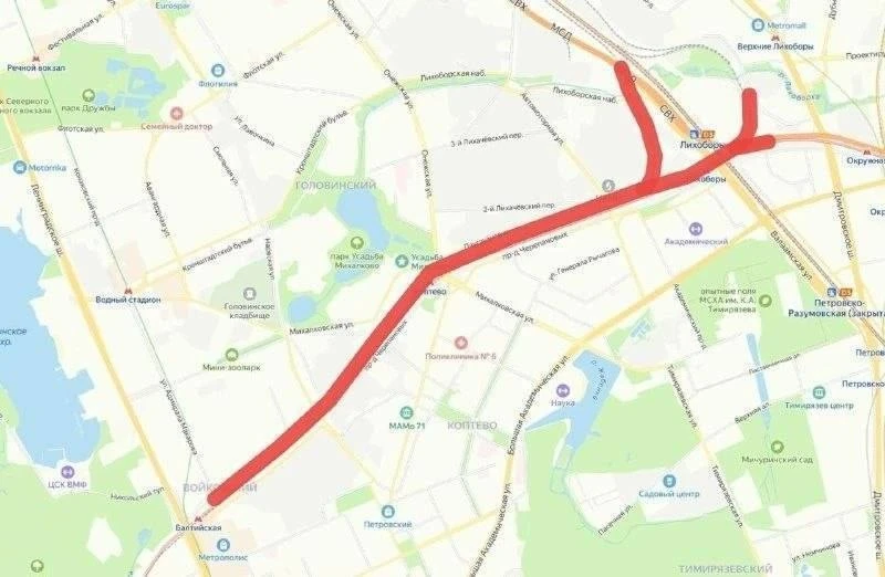 🚉 Хорошая новость для водителей, между Ленинградским шоссе и Северо‑Восточной хордой (...