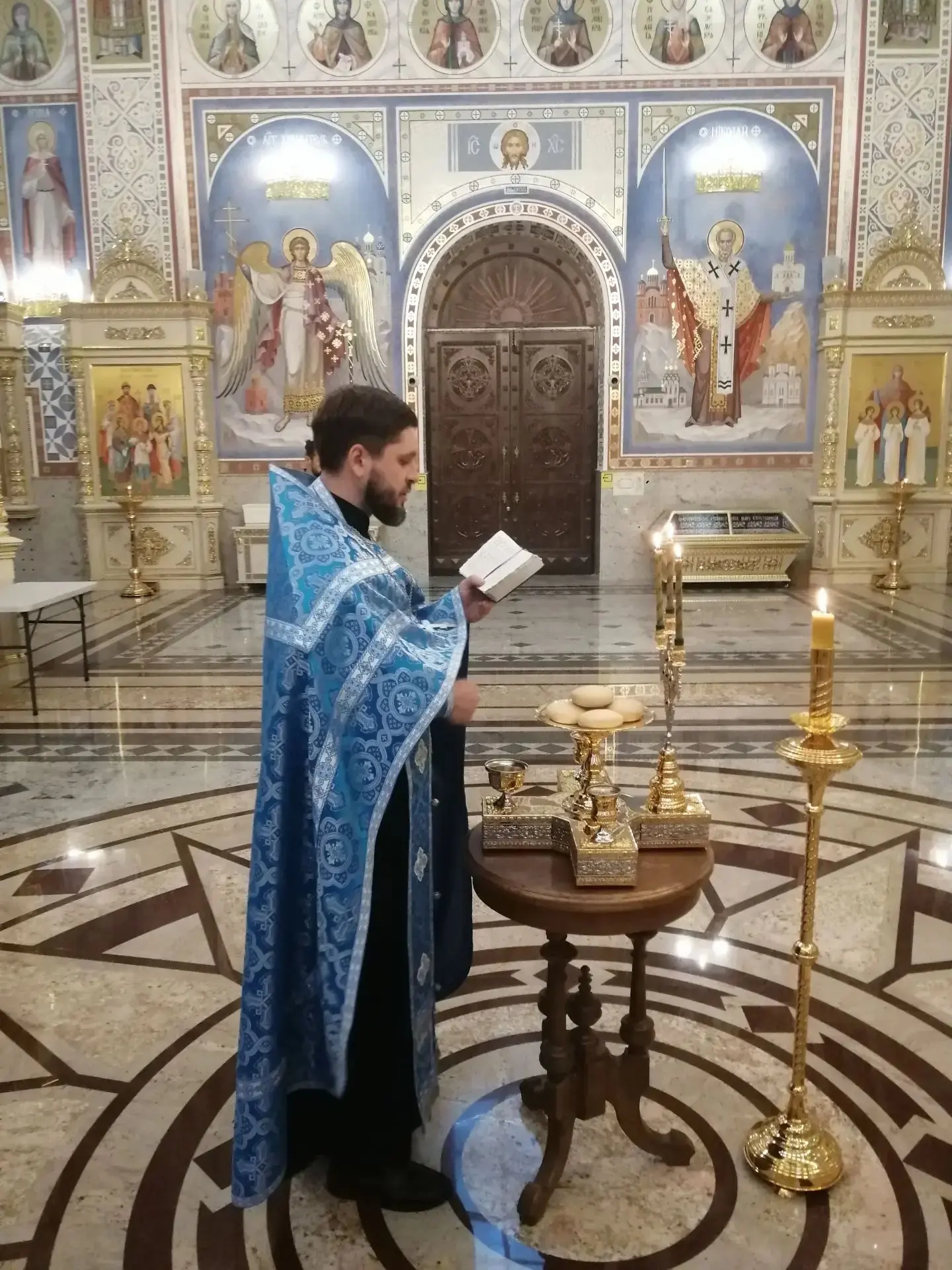 🕊 Всенощное бдение в храме Рождества Христова станицы Динской