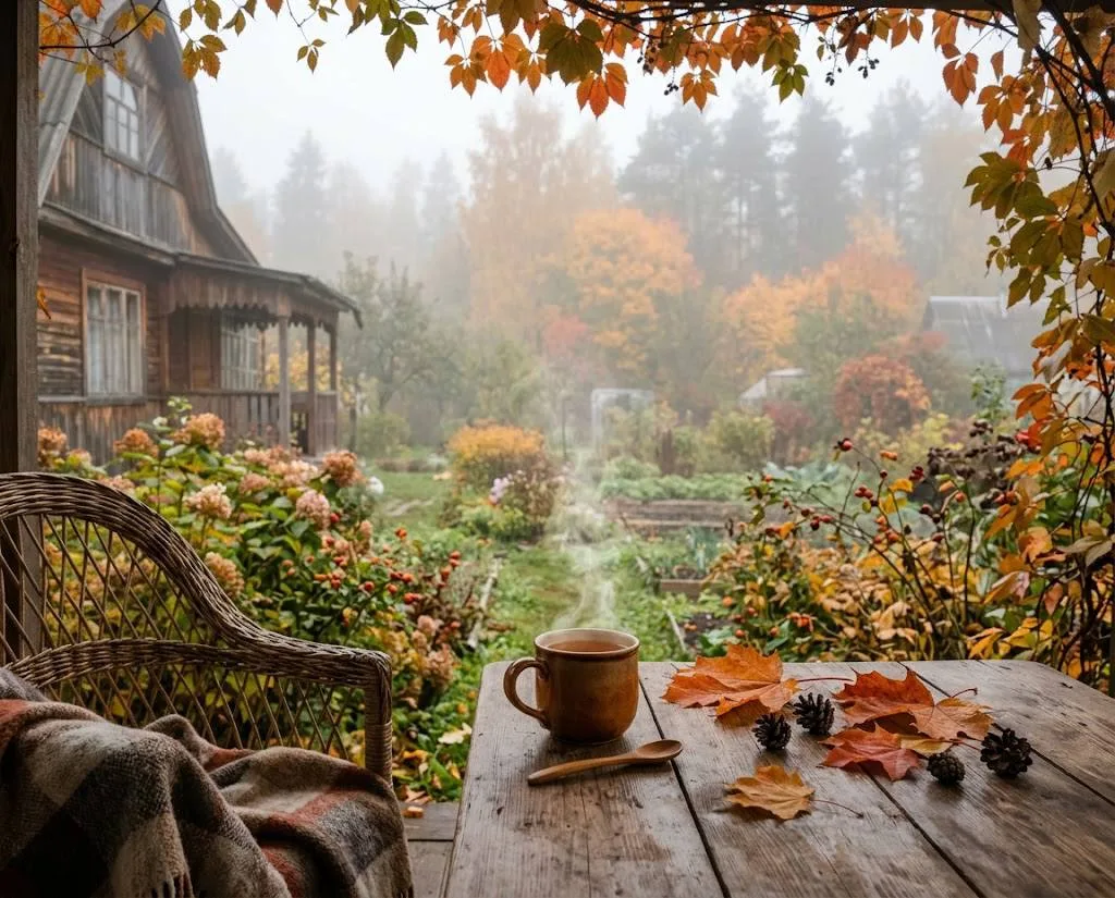 🌫️ Доброе туманное утро, дачники! ❤️