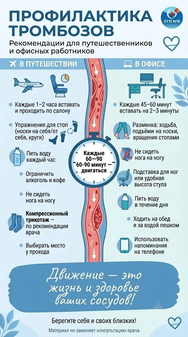 13 октября отмечается Всемирный день тромбоза.