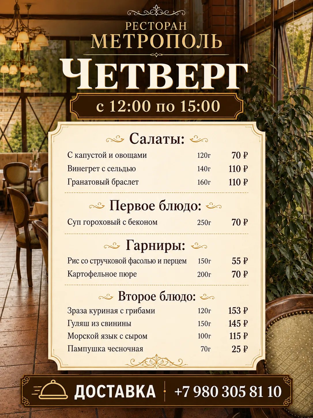 Сначала суп. Потом можно решать мировые проблемы 😄