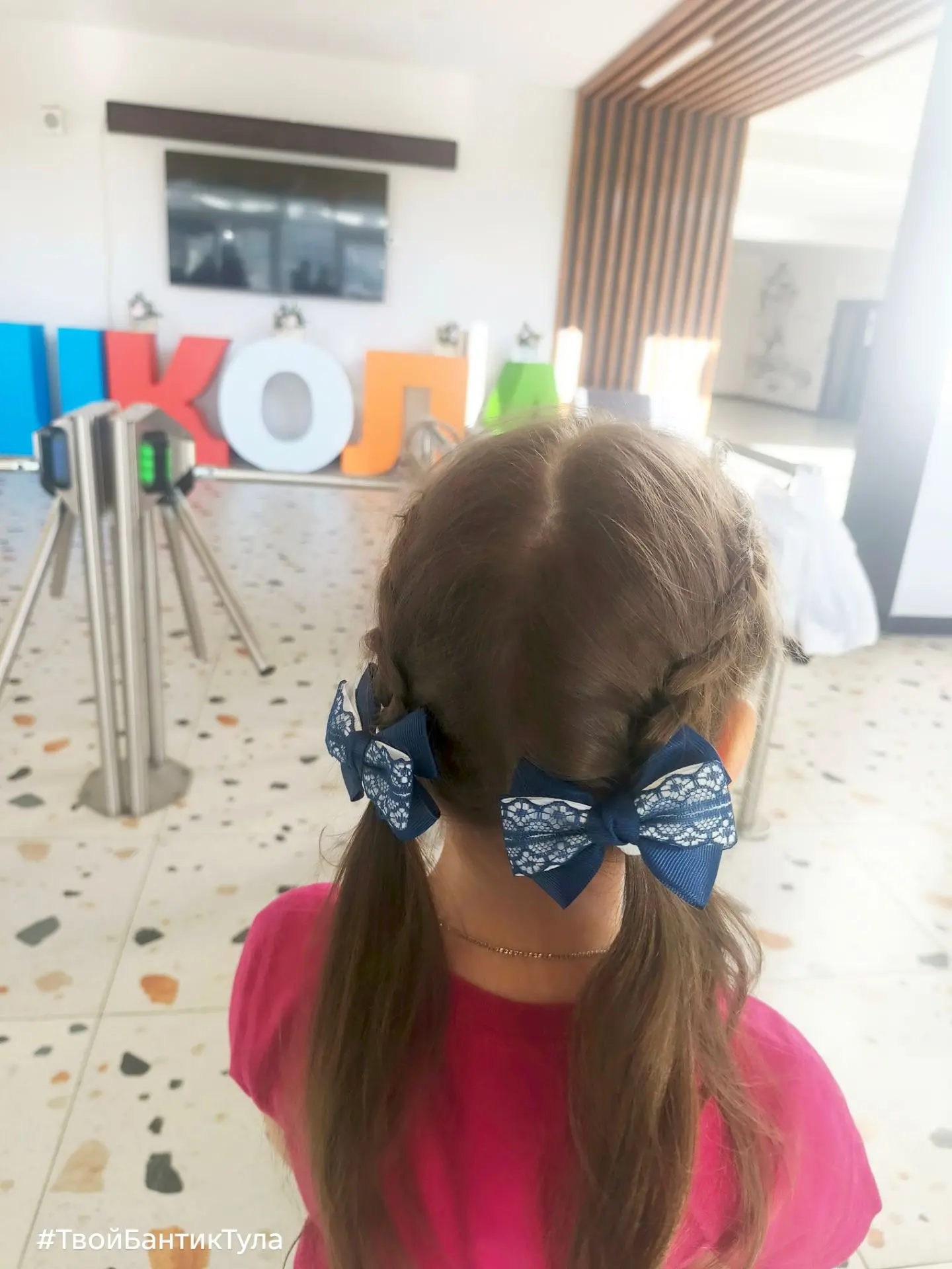 🎀 Бантики из репсовой ленты и кружева в школу. Резиночки или заколочки. Можно комплект...