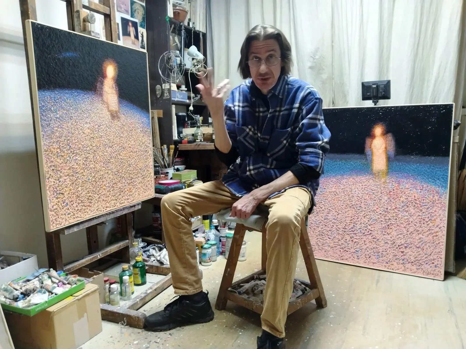 ‼️ События у друзей – не пропустите! 📸 В мастерской художника. Александр Дедушев.
