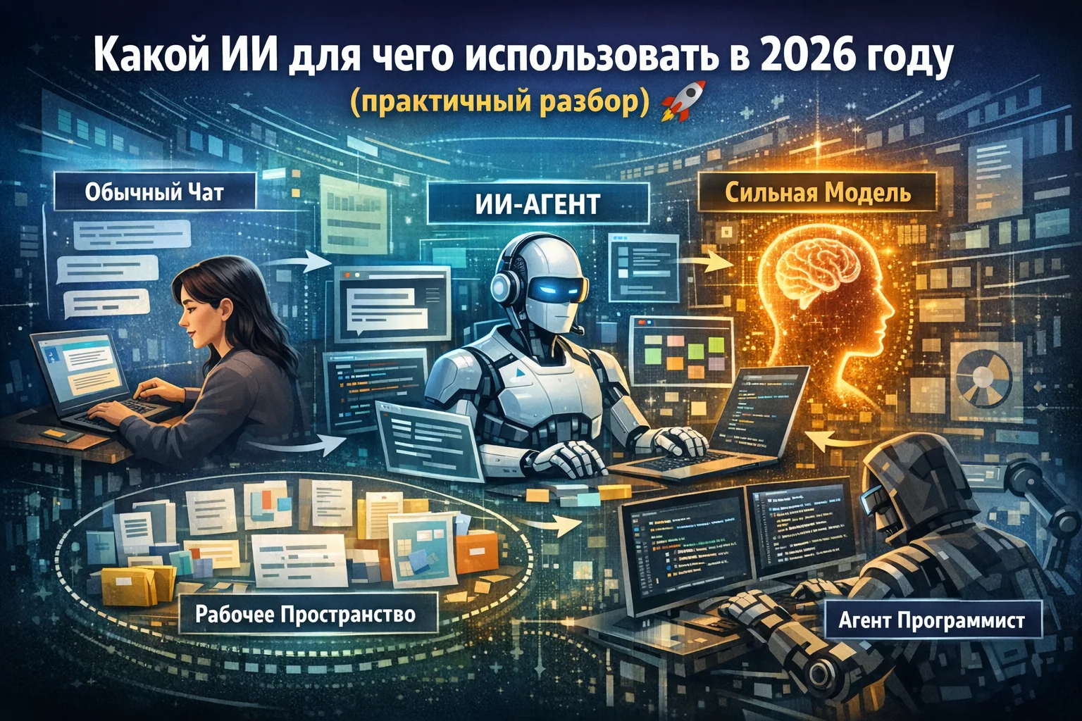 Какой ИИ для чего использовать в 2026 году (практичный разбор) 🚀