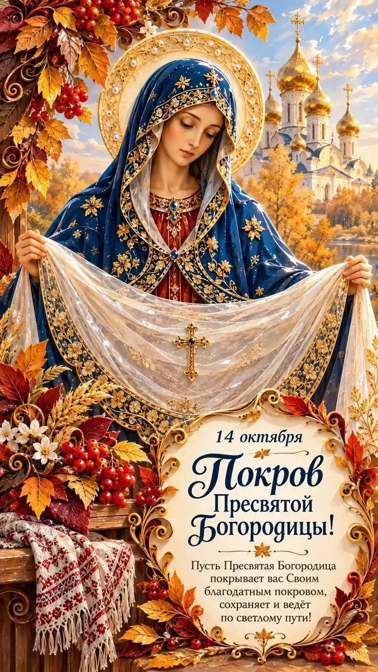 С праздником Покрова Пресвятой Богородицы!