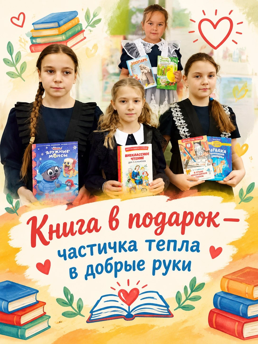 📚 Книга в подарок — частичка тепла в добрые руки