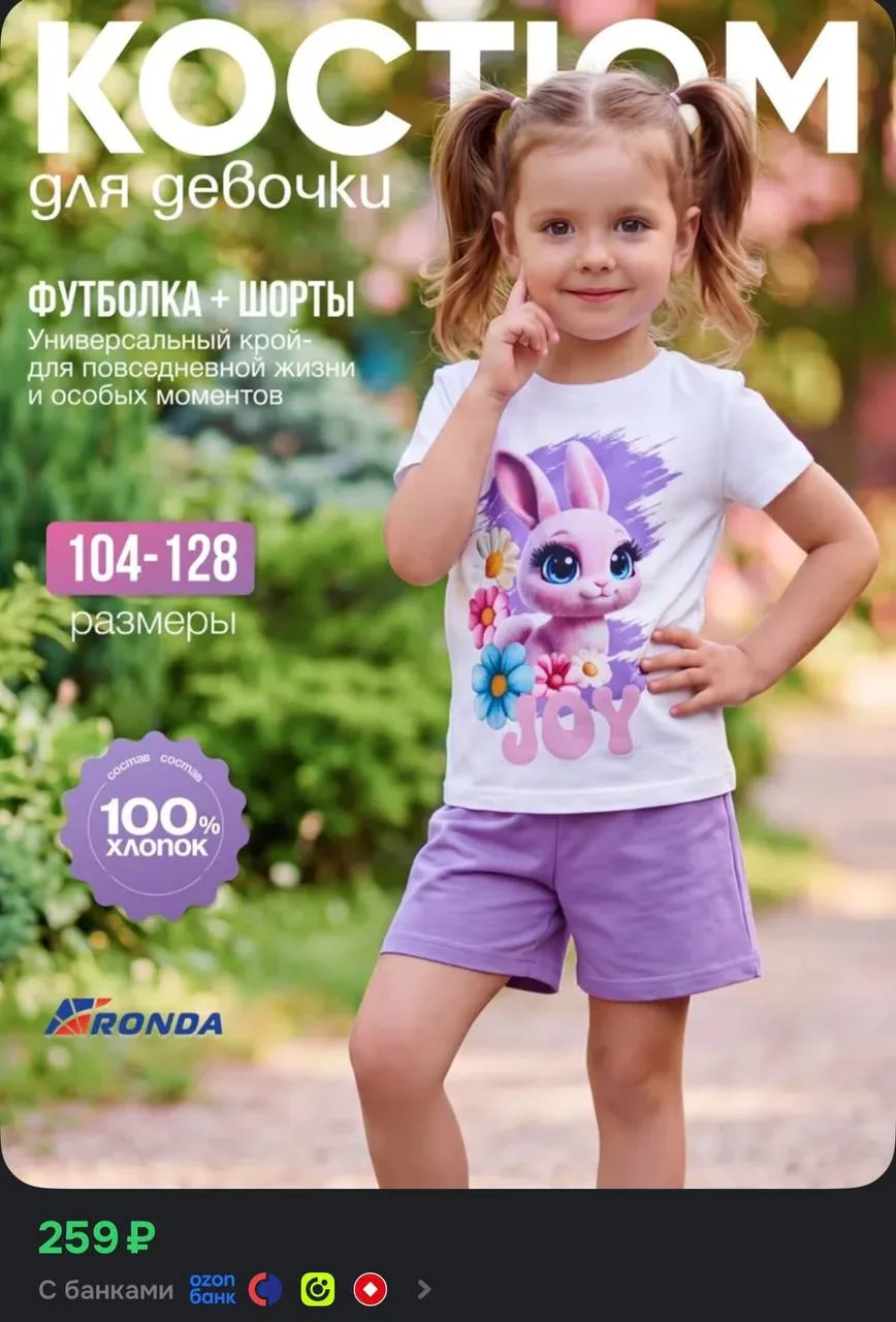 Костюм Детский трикотаж RONDA
