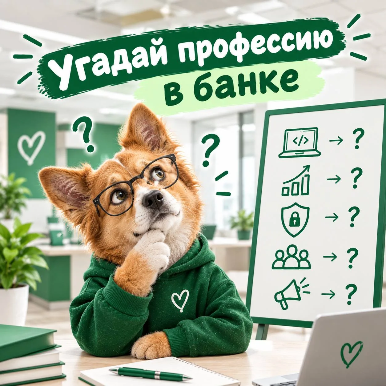 🔎 Угадай профессию в банке